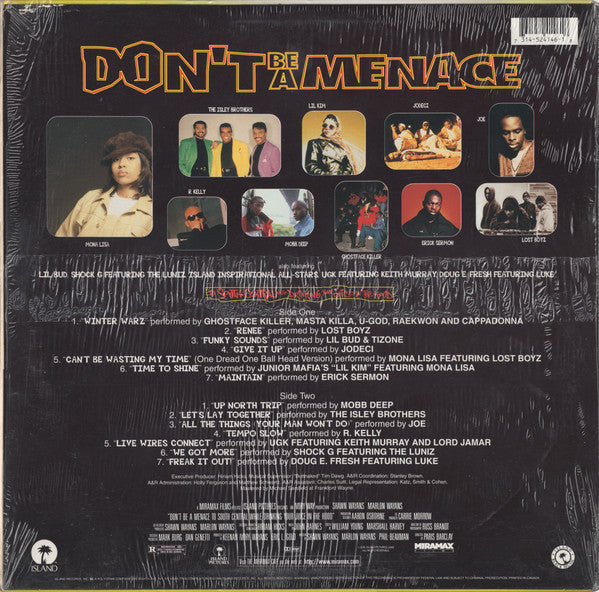 Master Release: Don't Be A Menace To South Central While Drinking Your Juice In The Hood (The Soundtrack) by Various