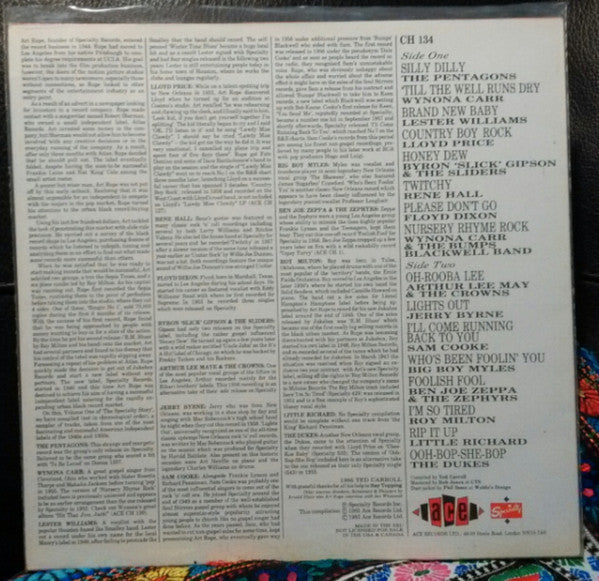 The Specialty Story Vol.1