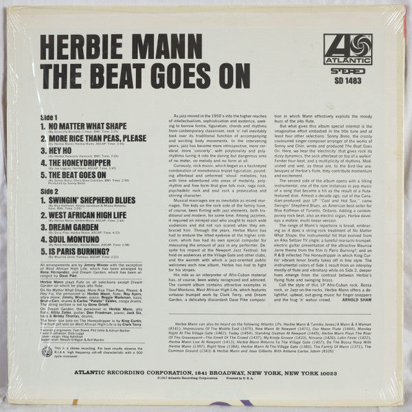 Master Release: The Beat Goes On by Herbie Mann