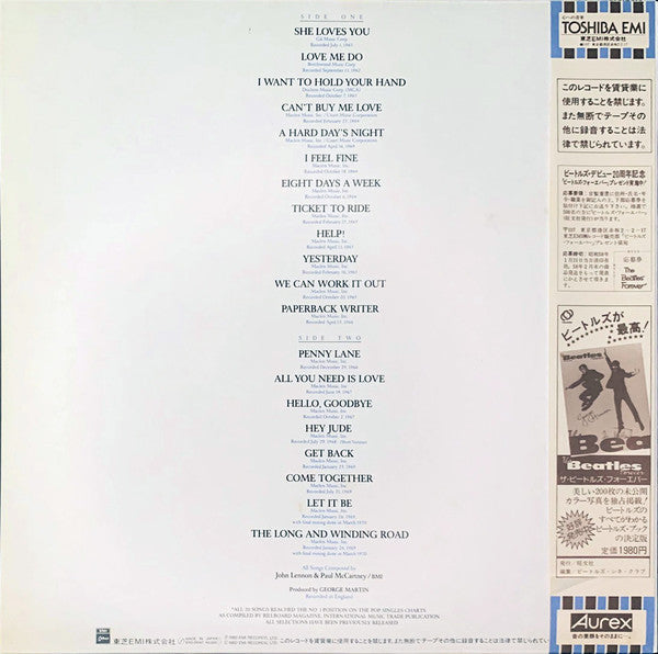 Release: 20 Greatest Hits-Vinyl-Japan-1982-EAS-91047-4863839
