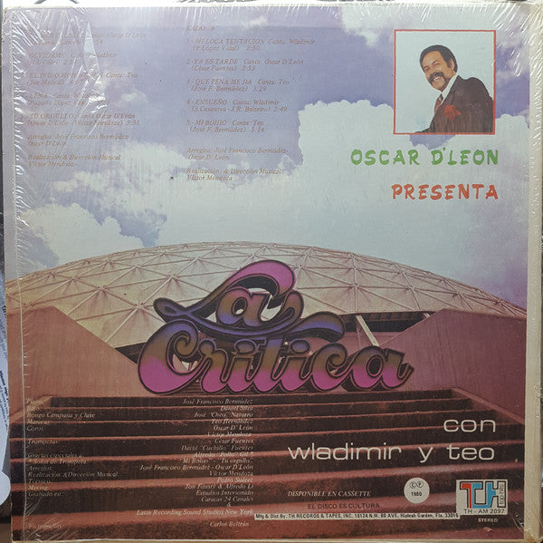 Master Release: Oscar D'Leon Presenta La Critica Con Wladimir Y Teo by Oscar D' León