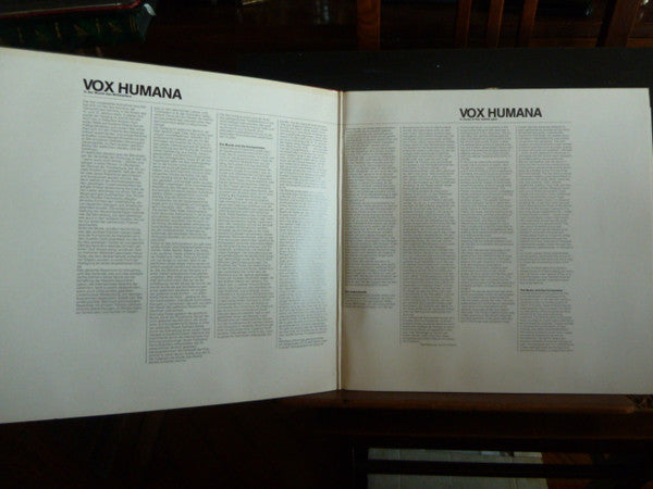 Release: Vox Humana - Vokalmusik Aus Dem Mittelalter-Vinyl-Germany-None-1C 069-46 401-7626171