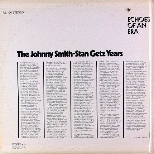 The Johnny Smith - Stan Getz Years