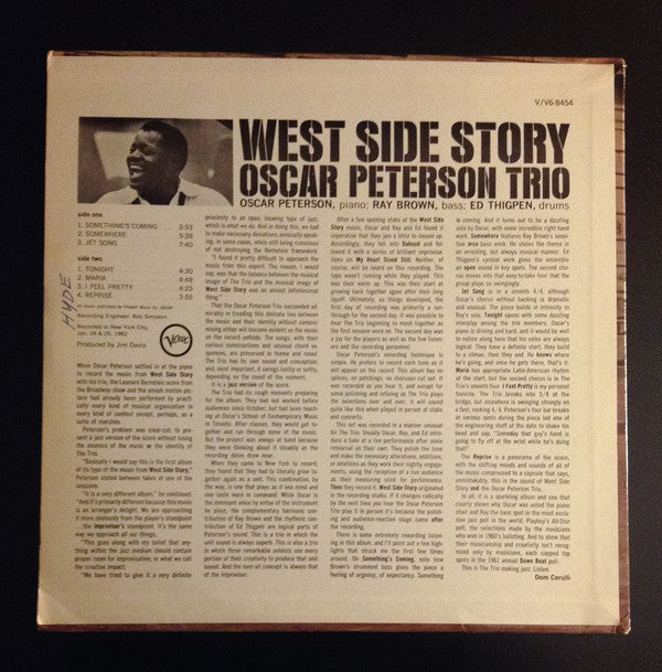 Release: West Side Story-Vinyl-US-1962-V6-8454-3315009