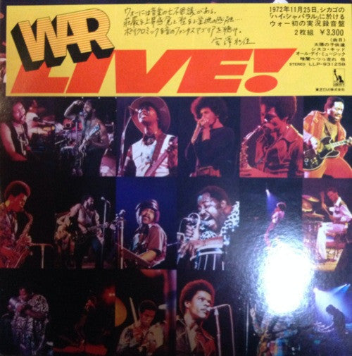Release: War Live-Vinyl-Japan-1973-LLP-93125B-5486275