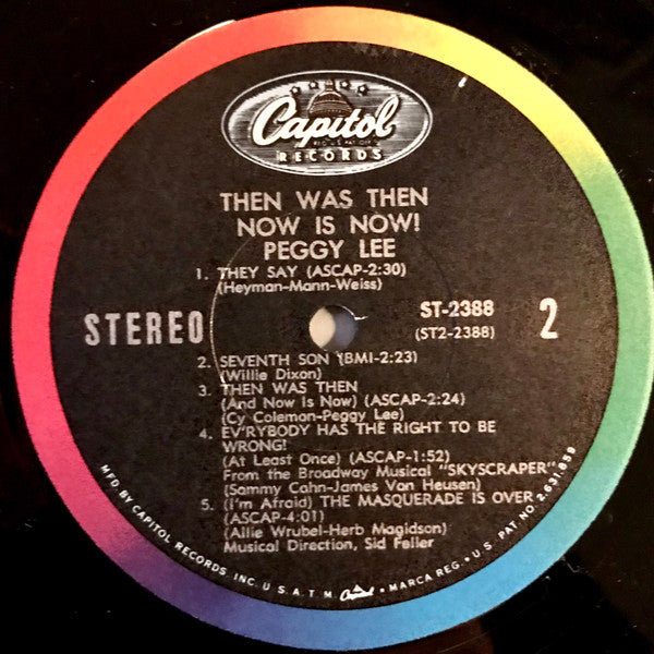 Then Was Then And Now Is Now