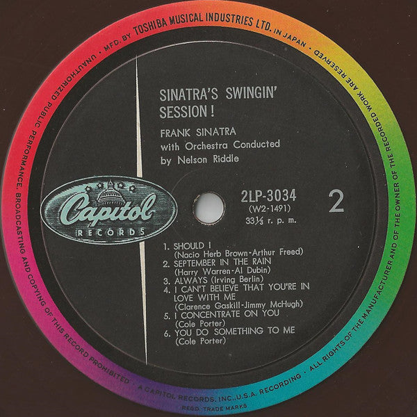 Sinatra's Swingin' Session!!!