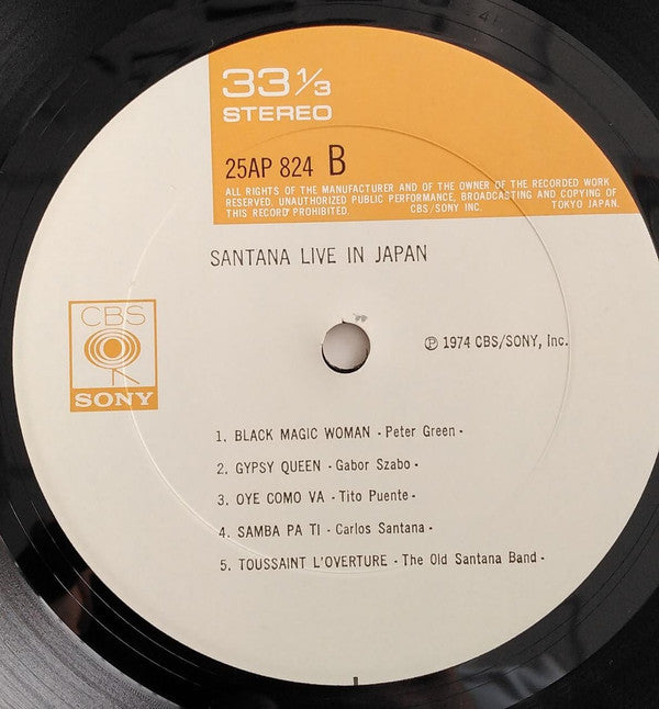 Santana Live In Japan