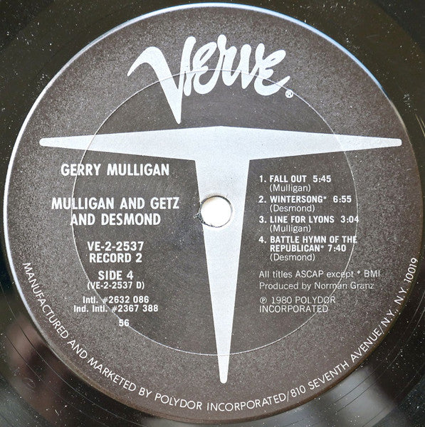 Mulligan And Getz And Desmond