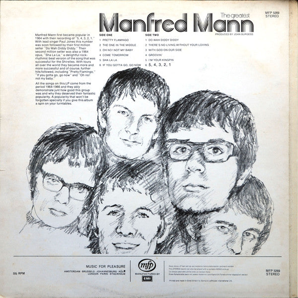 Master Release: The Greatest by Manfred Mann