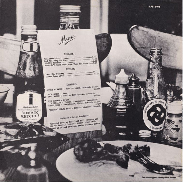 Release: Welcome To The Canteen-Vinyl-UK-None-ILPS 9166-7772808
