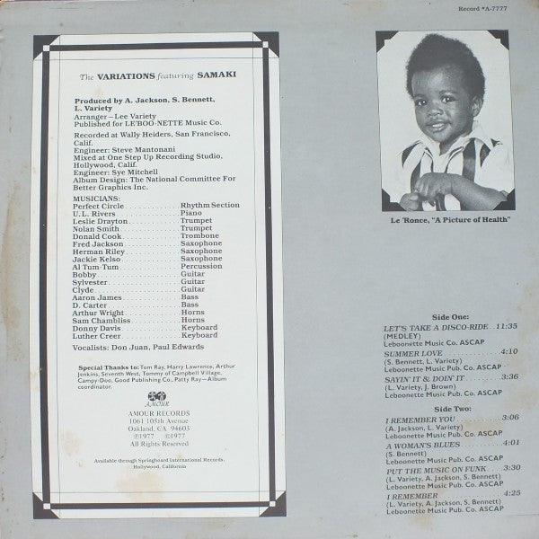 Release: Variations-Vinyl-US-1977-A-7777-2993390