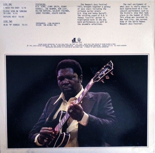 Master Release: Newport Jazz Festival 1972 Volume I by B.B. King