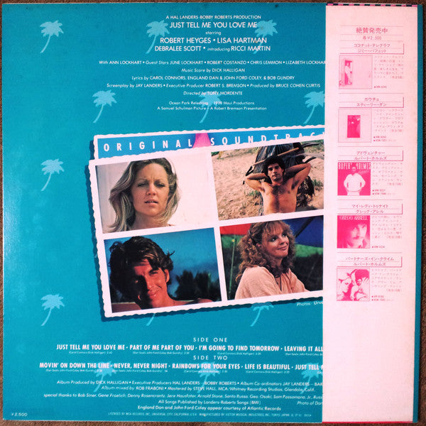 Just Tell Me You Love Me