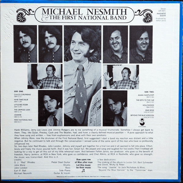 Master Release: Magnetic South by Michael Nesmith & The First National Band