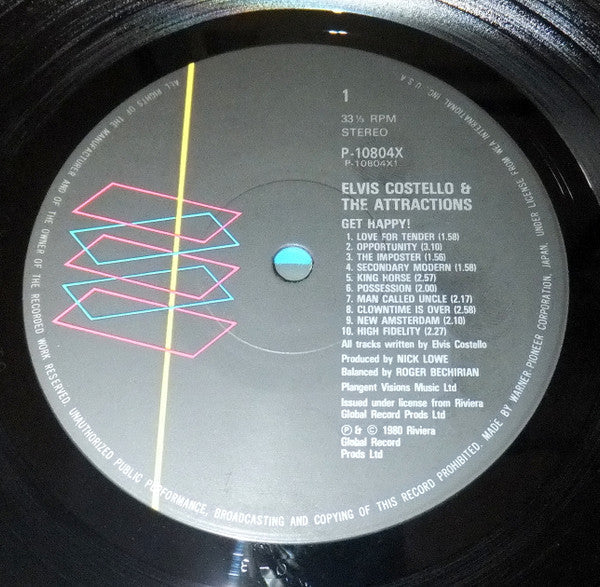 Release: Get Happy!!-Vinyl-Japan-1980-P-10804X-3141789