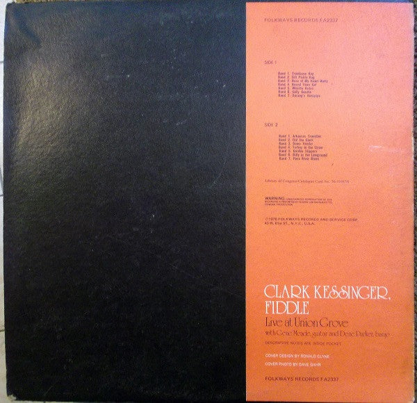 Release: Live At Union Grove-Vinyl-US-1976-FA2337-4579861