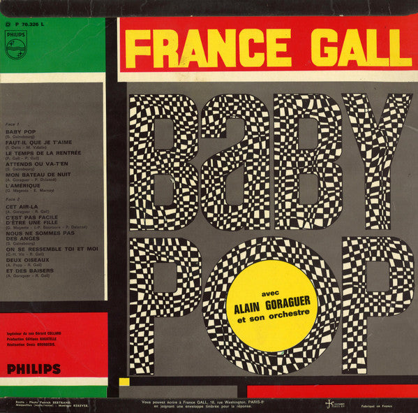 Release: Baby Pop-Vinyl-France-1966-P 70.326 L-2007398