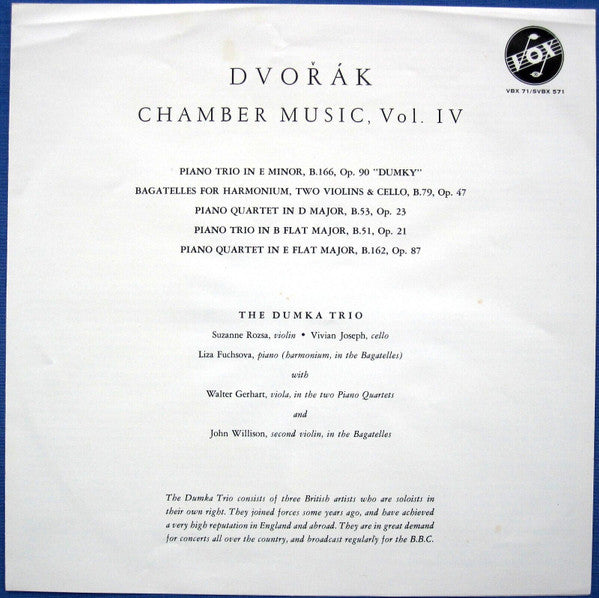 Chamber Music Vol. IV