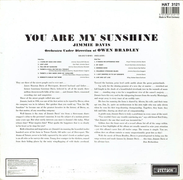 You Are My Sunshine