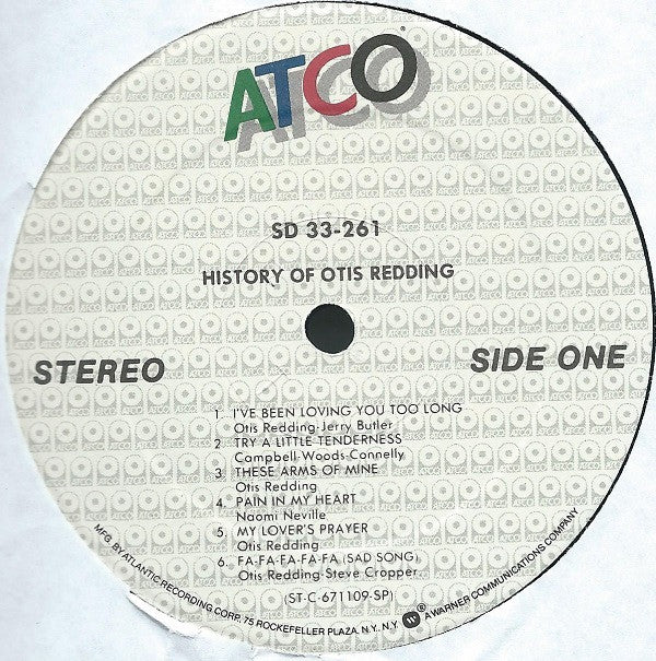 Master Release: History Of Otis Redding by Otis Redding