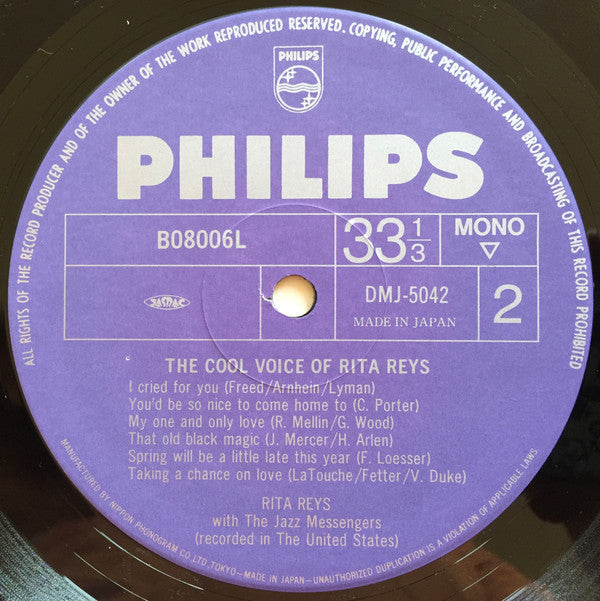 The Cool Voice Of Rita Reys