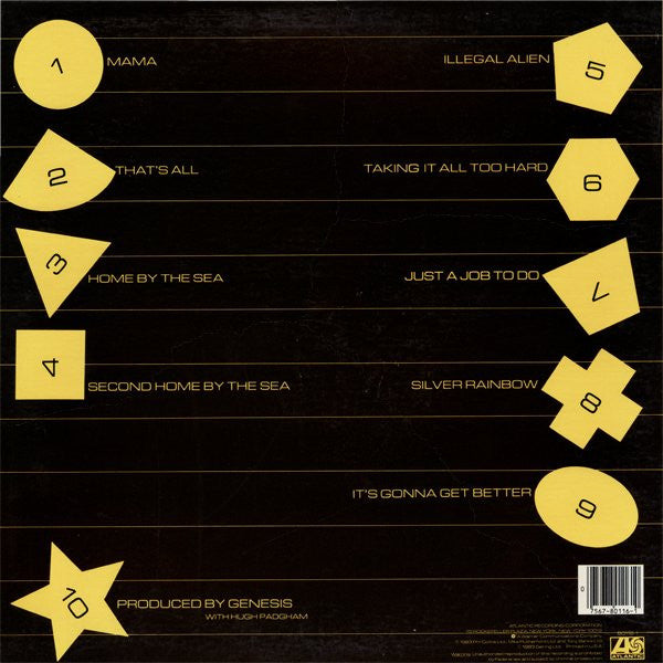 Release: Genesis-Vinyl-US-1983-80116-1, 7 80116-1-5883302