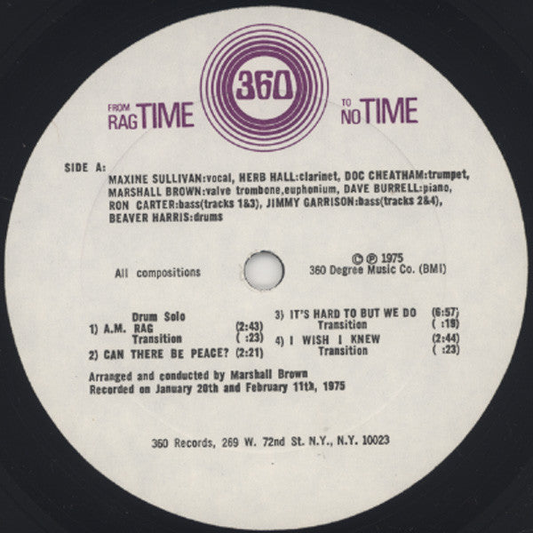 From Rag Time To No Time