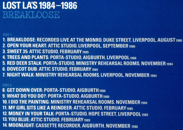 Lost La's 1984-1986: Breakloose