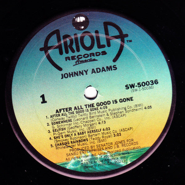 Master Release: After All The Good Is Gone by Johnny Adams