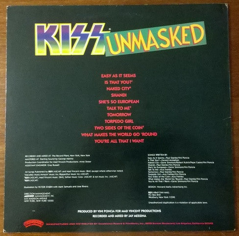 Release: Unmasked-Vinyl-US-1980-NBLP 7225-9170897