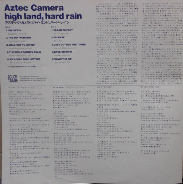 High Land, Hard Rain