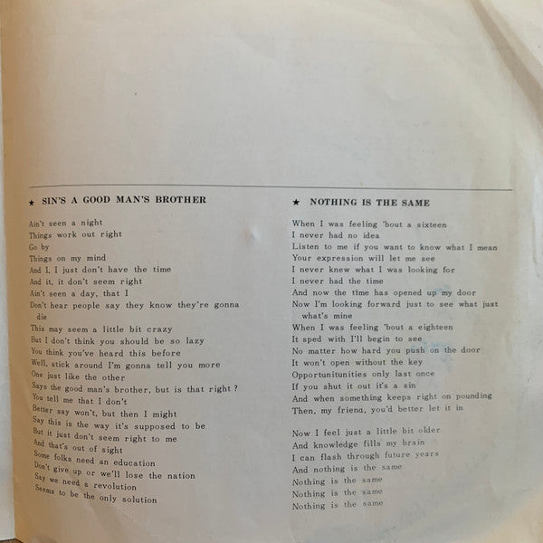 グッドマンズ・ブラザー = Sin's A Good Man's Brother