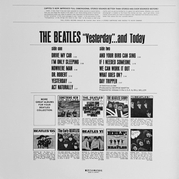 Yesterday And Today = イエスタデイ・アンド・トゥデイ