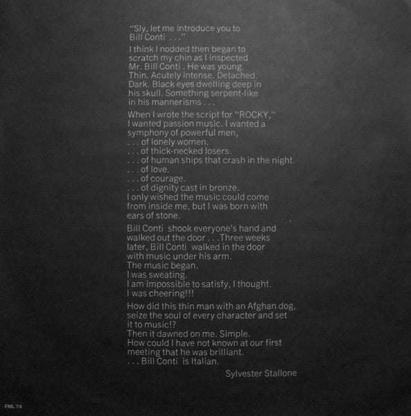 Rocky - Original Motion Picture Score