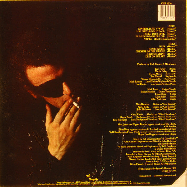 Release: Short Back N' Sides-Vinyl-US-1981-CHR 1326-1534823