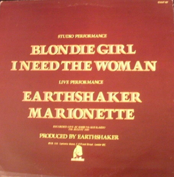 Release: Blondie Girl = ブロンディー・ガール-Vinyl-UK-1983-12 KUT 107-3382036