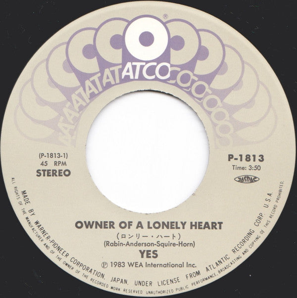 Owner Of A Lonely Heart = ロンリー・ハート