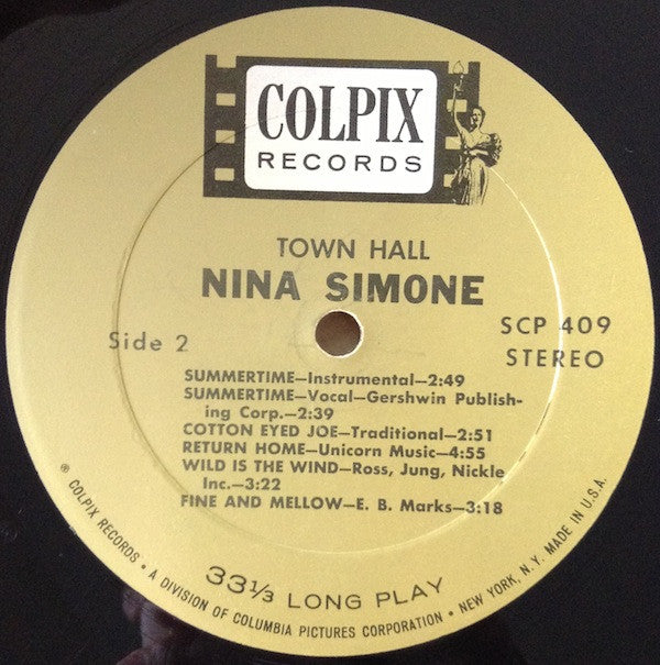 Nina Simone At Town Hall