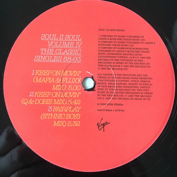 Volume IV - The Classic Singles 88-93