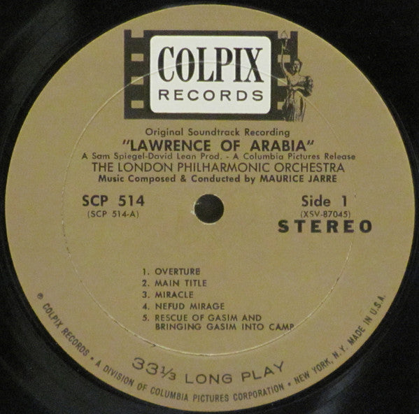 Original Soundtrack Recording:  Lawrence Of Arabia