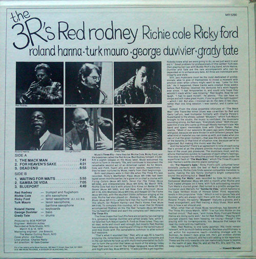Release: The 3 R's-Vinyl-US-1982-MR 5290-4395766