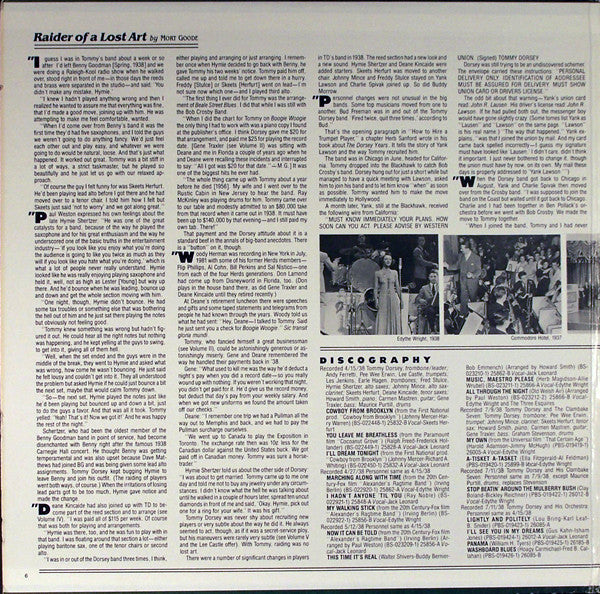 Master Release: The Complete Tommy Dorsey Volume VII 1938 by Tommy Dorsey