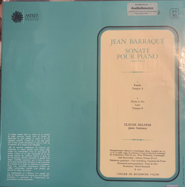 Sonate Pour Piano 1950-1952