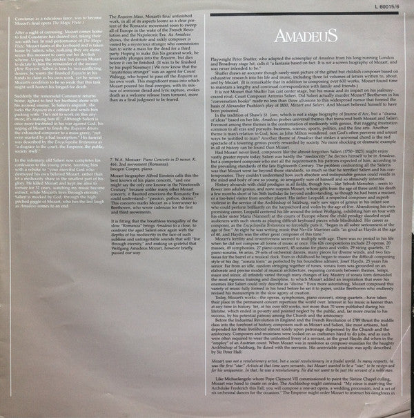 Amadeus (Original Soundtrack Recording)