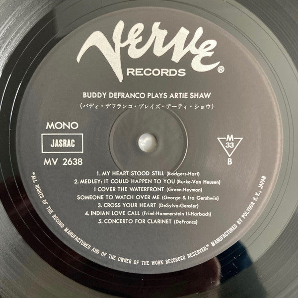 Buddy De Franco Plays Artie Shaw