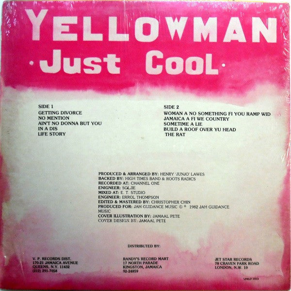 Master Release: Just Cool by Yellowman