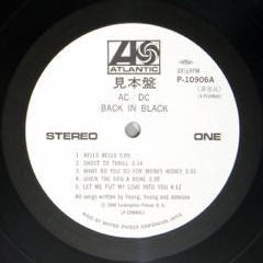 Release: Back In Black-Vinyl-Japan-1980-P-10906A-6487187