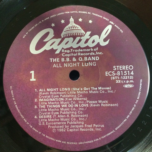 Master Release: All Night Long by The Brooklyn, Bronx & Queens Band