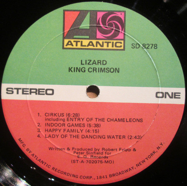 Release: Lizard-Vinyl-US-1970-SD 8278-8524141